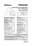Page 1
Instrucciones de Operación
Horno de Microondas
Modelo: NN-SD697S

Información de Seguridad
Precauciones...............Cubierta Interior
Instrucciones Importantes de
seguridad  .........................................1-3
Instrucciones para instalación y
conexión a tierra ..............................3-4
Precauciones de seguridad ............5-6
Operación
Gráfico de cocción por Sensor ............16
Recetas de Microondas .......................17
Función de Tiempo (Tiempo de Cocción/
Tiempo de...