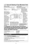 Page 25
23
Care and Cleaning of Your Microwave Oven

Label: 
Do not remove, wipe with a
damp cloth.
Inside of the oven:
Wipe with a damp cloth
after using. Mild detergent
may be used if needed.
Do not use harsh deter-
gents or abrasives. Oven Door:
Wipe with a soft dry
cloth when steam
accumulates inside or
around the outside of
the oven door. During
cooking, especially
under high humidity
conditions, steam is
given off from the
food. (Some steam
will condense on cool-
er surfaces, such as
the oven door. This...