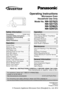 Page 1operating instructions
Microwave oven
household use only
Model no\b  /
/ 4 % 76 4
/ / 4 % 77 4
/ / 4 % 6 4
/ / 4 % 7 4
For assistance, please call: 1-800-211-PANA(7262)
contact us via the web at:
http:\f\fwww.panasonic.com\fcontactinfo(U.S.A and Puerto Rico)
For microwave oven safety reference, please visit FDA's webpage at: 
http:\f\fwww.fda.gov\fRadiation-EmittingProducts\fResourcesforYouRadiationEmittingProducts\fConsumers\fucm142616.htm
safety information
Precautions...