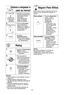 Page 4210
reloj
1\b
\f\b• Presione cronTmetro/
reloj 2 veces.
 punto comienza a   
parpadear.
notas:
1. Para reiniciar el reloj. Repetir el paso 1 hasta el 3.
2. El Reloj seguirV marcando la hora siempre que siga recibiendo alimentaciZnelWctrica.
3. El Reloj visualiza el horario normal basado en las 12 horas, no utiliza elhorario militar.
4. El horno no funcionarV mientras los dos puntos estWn parpadeando.
Ivamos a empezar a
usar su horno!seguro Para niSos
Esta funciZn evita la operaciZn del horno
hasta que se...