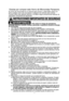 Page 311
INSTRUCCIONES IMPORTANTES DE SEGURIDAD
—Para reducir el riesgo de quemaduras,
descarga eléctrica, incendio, heridas a personas o exposición exce\
siva a energía
de microondas:
1. Lea todas las instrucciones antes de usar el aparato.
2. Lea y siga las “PRECAUCIONES PARA EVITAR POSIBLE EXPOSICIÓN  EXCESIVA A ENERGÍA DE MICROONDAS” específicas, que se encuentran abajo.
3. Este aparato debe ser conectado a tierra. Conecte solamente a la toma el\
éctrica  debidamente conectada a tierra. Vea las...