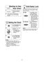 Page 1210
Setting the Clock
1.•  Press Timer/Clock twice.
➤ Colon flashes.
2.• Set time of day using
Tme Dial.
➤ Time appears in 
the display window;
colon continues 
flashing.
3.• Press  Timer/Clock.
➤ Colon stops flash-
ing; time of day is 
entered. 
NOTES:
1. To reset the clock, repeat step 1-3.
2. The clock will retain the time of day as long as the oven is plugged in and
electricity is supplied.
3. Clock is a 12-hour display.
4. Oven will not operate while colon is flashing.
1.• Plug into a...