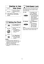 Page 1210
Setting the Clock
1.• Press Timer/Clocktwice.
➤Colon flashes.
2.•Set time of day using
Tme Dial.
➤Time appears in 
the display window;
colon continues 
flashing.
3.•Press Timer/Clock.
➤Colon stops flash-
ing; time of day is 
entered. 
NOTES:
1. To reset the clock, repeat step 1-3.
2. The clock will retain the time of day as
long as the oven is plugged in and
electricity is supplied.
3. Clock is a 12 hour display.
4. Oven will not operate while colon is
flashing.
1.• Plug into a properly
grounded...