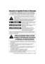 Page 30© Copia registrada por Matsushita Electric Industrial Co., Ltd. 2004.
Su seguridad y la seguridad de otros es muy importante.
Hemos proporcionado mensajes de seguridad importantes en este manual y
en su aparato. Lea y obedezca siempre todos los mensajes de seguridad.
PRECAUCIONES PARA EVITAR     
POSIBLE EXPOSICIÓN EXCESIVA
A ENERGÍA DE MICROONDAS
(a) No intente hacer funcionar este horno con la puerta abierta ya que esto
puede resultar peligroso. Es importante no anular o forzar los mecanismos
de...