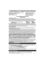 Page 2624
Limited Warranty & Customer Services Directory
PANASONIC CONSUMER ELECTRONICS COMPANY,  PANASONIC SALES COMPANY,
DIVISION OF MATSUSHITA ELECTRIC DIVISION OF MATSUSHITA
CORPORATION OF AMERICA ELECTRIC OF PUERTO RICO, INC.,
One Panasonic Way Ave. 65 de Infanteria, Km. 9.5
Secaucus, New Jersey 07094  San Gabriel Industrial Park
Carolina, Puerto Rico 00985
Panasonic Microwave Oven Product
Limited Warranty
Limited Warranty Coverage
If your product does not work properly because of a defect in materials or...