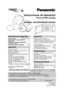 Page 29Instrucciones de Operación
Horno de Microondas
Modelos: NN-S645/S655/S735/S935
Para asistencia, por favor llame: 787-750-4300
o visitenos en www.panasonicpr.com (Puerto Rico)
Para asistencia, por favor llame: 1-800-211-PANA(7262)
o envienos un correo electrónico a: consumerproducts@panasonic.com
o visitenos en www.panasonic.com (U.S.A)
Información de Seguridad
Precauciones...............Cubierta Interior
Instrucciones Importantes de
seguridad .........................................1-3
Instrucciones...