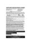 Page 6228
GARANTÍA LIMITADA Y DIRECTORIO DE SERVICIOS AL CONSUMIDOR
COMPAÑÍA ELECTRÓNICA DE CONSUMIDORES PANASONIC,  COMPAÑÍA DE VENTAS PANASONIC,
DIVISIÓN DE MATSUSHITA ELECTRIC CORPORATION DE DIVISIÓN DE MATSUSHITA
ESTADOS UNIDOS DE AMÉRICA ELECTRIC DE PUERTO RICO S.A.,
One Panasonic Way Ave. 65 de Infantería, Km. 9.5
Secaucus, New Jersey 07094, USA Parque Industrial San Gabriel 
Carolina, Puerto Rico 00985
Garantía Limitada del Horno Microonda Panasonic Cobertura de la Garantía Limitada 
Si su producto no...