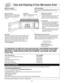 Page 2927
Care and Cleaning of Your Microwave Oven
BEFORE CLEANING:
Unplug oven at wall outlet. AFTER CLEANING:
Be sure to place the Roller Ring and the Glass Tray in the
proper position and press Stop/Reset Pad to clear the
Display.
Inside of the oven:
Wipe with a damp cloth after using.
Mild detergent may be used if need-
ed. Do not use harsh detergents or
abrasives.Glass Tray:
Remove and wash in warm soapy
water or in a dishwasher.Outside oven surfaces:
Clean with a damp cloth. 
To prevent damage to the...