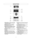 Page 108 (1) Display Window:The Display includes indicators 
to tell you time of day, cooking time settings and 
cooking functions selected.
(2) Popcorn Pad:Touch this pad to pop a bag of
packaged microwave popcorn. (☛ page 12)
(3) Power Level Pad:Touch this pad to select a
cooking power level. (☛ page 11)
(4) Pop-Out Dial to select Time/Weight and Sensor 
Menu:Pop-Out then rotate the dial to increase/ 
decrease the cooking time/weight or select the 
Sensor Menus (☛ page 9)
(5) Timer Pad:Touch this pad to set...