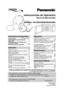 Page 33Instrucciones de Operación
Horno de Microondas
Modelos: NN-H625/H635/H645/H665
Para asistencia, por favor llame: 787-750-4300
o visitenos en www.panasonicpr.com (Puerto Rico)
Para asistencia, por favor llame: 1-800-211-PANA(7262)
o envienos un correo electrónico a: consumerproducts@panasonic.com
o visitenos en www.panasonic.com (U.S.A)
Información de Seguridad
Precauciones...............Cubierta Interior
Instrucciones Importantes de
seguridad .........................................1-3
Instrucciones...