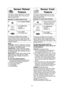 Page 1816
Sensor Reheat   
FeatureSensor Cook    
Feature
NOTE:
Casseroles- Add 3 to 4 tablespoons of liquid,
cover with lid or vented plastic wrap. Stir when
time appears in the display window.
Canned foods- Empty contents into casse-
role dish or serving bowl, cover dish with lid or
vented plastic wrap. After reheating, let stand
for a few minutes.
Plate of food- Arrange food on plate; top with
butter, gravy, etc. Cover with lid or vented
plastic wrap. After reheating, let stand for a
few minutes.
DO NOT USE...