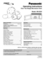 Page 1Operating Instructions
Over The Range Microwave Oven
Model: NN-S255
For assistance, please call: 787-750-4300
or visit us at www.panasonicpr.com (Puerto Rico)
For assistance, please call: 1-800-211-PANA(7262)
or send e-mail to: consumerproducts@panasonic.com
or visit us at www.panasonic.com (U.S.A)
Safety Information
Precautions................................................Inside cover
Important Safety Instructions.................................1-2
Installation and Grounding...