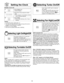 Page 1210
Setting the Clock
Example: To set 11:25
1.• Press Clockonce.
➤Colon flashes.
2.• Enter time of day using the number
pads.
➤Time appears in the display window;
colon continues flashing.
3.•Press Clock.
➤Colon stops flashing; time of day is 
entered. 
NOTES:
1. To reset the clock, repeat step 1-3.
2. The clock will retain the time of day as long as the oven is
plugged in and electricity is supplied.
3. Clock is a 12 hour display.
4. Oven will not operate while colon is flashing.
Selecting Light...