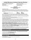 Page 2826
Limited Warranty & Customer Services Directory
PANASONIC CONSUMER ELECTRONICS COMPANY,  PANASONIC SALES COMPANY,
DIVISION OF PANASONIC CORPORATION OF DIVISION OF PANASONIC PUERTO RICO, INC.,
NORTH AMERICA Ave. 65 de Infanteria, Km. 9.5
One Panasonic Way San Gabriel Industrial Park
Secaucus, New Jersey 07094  Carolina, Puerto Rico 00985
PANASONIC
Over-The-Range Microwave Oven
Limited Warranty
Limited Warranty Coverage
If your product does not work properly because of a defect in materials or...