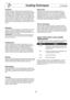 Page 2826
Cooking Techniques(continued)
Covering
As with conventional cooking, moisture evaporates during
microwave cooking. Casserole lids or plastic wrap are used for
a tighter seal. When using plastic wrap, vent the plastic wrap
by folding back part of the plastic wrap from the edge of the
dish to allow steam to escape. Loosen or remove plastic wrap
as recipe directs for stand time. When removing plastic wrap
covers, as well as any glass lids, be careful to remove them
away from you to avoid steam burns....