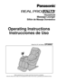 Page 1Household  
Massage Lounger
Sillón de Masaje Doméstico
Model No./Nº de Modelo  EP30007
Operating Instructions Instrucciones de Uso
Before operating this unit, please read these instructions completely.
Antes de utilizar esta unidad, lea compleatamente estas instrucciones y guárdelas para referencia futura. 