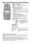 Page 1311
USING PRE-PROGRAMS AND QUICK MASSAGE
1
2
5
4
1. Press the OFF/ON button.
2. Select the pre-program you want. 
•Please press one of the flashing buttons.
•For a general explanation of pre-program characteristics, please
refer to the bottom of this page.  
•For an outline of each pre-program, please refer to the information
on page 18.  
•If you press another Pre-Program button during your selected pre-
program massage, the massage will switch to the newly selected
pre-program.  
The Selected Program...