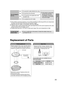 Page 2323
Mesh ﬁlter
● If the problem cannot be resolved, or if you think something is still wrong with the unit, disconnect the plug, reconnect after 30 seconds and operate it again.
● Inside lid may turn yellow, but operation will not be affected.● “Clickety-clack” sound caused when open and close the lid is the sound caused by the valve swing to prevent the hot water run off.
● Outside body becomes 113°F(45°C) while warm keep if the room temperature is high.
The unit doesn’t 
turn on .
● If the electric...