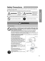 Page 11
11

Safety PrecautionsPlease observe these precautions fully
For safety and in order to prevent property damage and hazards to users and others, please read 
the following instructions strictly. 
■  The signals indicate harm and damage when the product is used wrongly . 
  WARNING      
 
■ The symbols indicate specified items that must be followed. 
 
Indicating  "it may cause severe injuries and death." 
CAUTION 
Indicating "the user may get injured or the product may cause property...