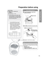 Page 15
15

Preparation before using
Boil water in it to clean the thermo pot container 
and  the  sections  through  which  the  hot  water 
is dispensed.1 Boil some water.2 Dispense the hot water.3 Empty the container via "DRAIN" mark.
How to Remove the Lid 
1 Press the depression, open the lid and lift up the knob.
2 Open the lid.
How to close : Press down on lid until it clicks.
2 Pull it up  diagonally.
1 While pressing 
the ejector knob.
How to set : Insert the lid at an angle.
Preparation before...