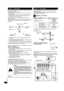 Page 66
RQTX1326
How you set up your speakers can affect the bass and the sound field.
Note the following points:
≥Place speakers on flat secure bases.
≥Keep your speakers at least 10 mm (
13/32q) away from the system for 
proper ventilation.
≥Placing speakers too close to floors, walls, and corners can result in 
excessive bass. Cover walls and windows with thick curtains.
≥For optional wall mount, refer to page 19.
Setup example (“Surround layout (Recommended)”: Standard 
surround placement)
Place the front,...