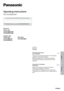 Page 1Français English
F569988
Operating Instructions
Air Conditioner
Model No.
Indoor Unit
CS-E18RKUAW
CS-E24RKUAW
Outdoor Unit
Single Split Multi Split
CU-E18RKUA 
CU-E24RKUACU-5E36QBU
Operating Instructions
Air Conditioner2-12
Thank you for purchasing Panasonic Air Conditioner.
Installation instructions attached.
Before operating the unit, read these operating 
instructions thoroughly and keep them for future 
reference.
Instructions d’utilisation
Climatiseur13-24
Merci d’avoir acheté un climatiseur...
