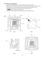 Page 41NOTE
7-3-3. Remove the ceiling panel.
(1)  Open the clamp (4 locations) and remove the 2 lead wires from the clamps. (Fig. 6)
(2)  Remove the 4 screws fixing the corner cover (at 3 locations) and indicator cover (at 1 location). (Fig. 6)
(3)  Press the center 1 of the cover and remove the cover with the section 2 pulled down. (Fig. 7)
(4)  Remove the strap (3 locations) from the hook on the ceiling panel. (Fig. 8)
There is no strap on the indicator cover.
(5)  Remove the bolt (4 locations) with a washer...