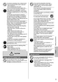 Page 55
English
To prevent overheating, ﬁ re or electric shock:• Do not share the same power outlet with 
other equipment.
• Do not operate with wet hands. • Do not over bend the power supply cord.
If the supply cord is damaged, it must be 
replaced by the manufacturer, service agent 
or similarly qualiﬁ ed persons in order to avoid 
a hazard.
It is strongly recommended to install this 
unit using an Earth Leakage Circuit Breaker 
(ELCB) or Ground Fault Interrupt (GFCI) or 
Appliance Leakage Current Interrupt...