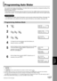 Page 137137
Setting Your Machine
Continued on the next page...
Programming Auto Dialer
Your machine has 2 types of Auto Dialers. The default di aler can be selected by changing the setting of Fax 
Parameter No.119 (QWERTY KEYBOARD).
When the setting is set to:
1:One-Touch: You can m anually select the desired One-Touch  Key, ABBR. Dialing and the Program Key.
2:Quick Name Search: You can select the station  by searching the Station Name, and the Program Name.
1234
AT T E N T I O N
•The required six (6) Basic...