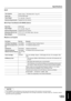 Page 189189
Specifications
Appendix
„ADF
„ 2nd Paper Feed Module (UE-409080) (Option)
„ Options and Supplies
12
Tr a y  C a pa c i t y
Letter, Invoice : 100 sheets (20 lb / 75  g/ m2)
Paper Size Invoice/Letter/Legal
Paper Weight 14 - 28 lb (50 - 105 g/ m
2)
Electrical Requirements Supplied from the machine
Paper Size Letter/Legal
Paper Weight 16 - 24 lb (60 - 90 g/ m
2)
Electrical Requirements Supplied from the machine
Dimensions (W x D x H) 17.3 x 17.7 x 4.9 (440 x 450 x 124 mm)
Mass (Weight) 14.3 lb (6.5 kg)...