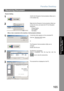 Page 165Panafax Desktop
165
Document Management 
System Section
Receive Setting
Receiving Document
1Confirm the Panasonic Communications Utility icon is 
in the taskbar tray.
2Right-click the Panasonic Communications Utility Icon 
to show the menu and select the PC-Fax Reception 
Notification.
• Popup Display
• Icon Displa y
•No Notice
When a  fax is receiv ed on the machine, it will proceed as follows:
1A receiving notice appears on the connected PC.
Click the   button.
or
The Panason ic Commu nications Utility...