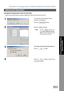 Page 203Network Configuration Editor/Address Book Editor
203
Advanced Operation
Document Management 
System Section
Changing the Department Code Counter Data
Follow the procedure be low to write  the Department Code Counter Data to the  device.
.
1A confirmation window appears before 
retrieving or writing data.
Click the   button.
2Click the   button.
Note:
Click the   button and 
select Dept. Codes and Counter 
Data to write the Department Code 
Counter Data to the device.
3Select Dept. Codes and Counter Data...