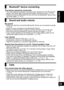 Page 19VQT5C48
19
19
ENGLISH
Bluetooth® device connecting
The device cannot be connected • The unit’s pairing information may have been deleted from the Bluetooth® 
device. Pair them again if pairing information cannot be found. (  P. 8)
 • Delete the pairing information for this unit from the Bluetooth
® device, then 
pair them again. (  P. 8)
Sound and audio volume
No sound • Make sure that the unit and the Bluetooth® device are connected correctly.  
( P. 8)
 • Check if music is playing on the Bluetooth®...