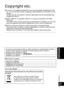 Page 89VQT5C48
89
PORTUGUÊS
21
Copyright etc.
 
Ô A marca e os logotipos Bluetooth® são de propriedade da Bluetooth SIG, 
Inc. e o uso de tais marcas e logotipos pela Panasonic Corporation é \
sob 
licença.
Outras marcas comerciais e marcas registradas são de propriedade dos \
respectivos donos.
 
Ô aptX
® software is copyright CSR plc or its group companies. All rights 
reserved.
The aptX
® mark and the aptX logo are trademarks of CSR plc or one of its 
group companies and may be registered in one or more...