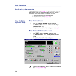Page 194194
Duplicating documents 