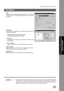 Page 83Document Viewer
83
File Menu
Document Management 
System Section
NOTE1. When saving a document with annotations, save the document in the Document Manager file
format (DDM). This format saves the annotations and image data separately (as objects) so
that they can be edited later. Although saving a document in another format allows further
editing, the annotations cannot be undone. They are merged into the File. •Print
Prints a document under the editing operation. For a document
containing two or more...