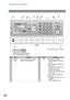Page 1616
Control Panel
No.IconContentsNo.IconContents
Status LED lamp (RED)
- Lights/Flashes when trouble 
occurs.
Lights: Machine has detected a 
trouble status
- No paper in the selected tray 
or toner has run out.
- Machine has detected 
trouble, such as paper misfed 
or jammed.
Flashes: Machine detected an 
alarm status
- No paper in the tray. (Tray not 
selected)
- Toner is getting low, etc. - Used to set to Normal, Lighter 
or Darker. (See page 46)
* The pictured model is UF-5500.
* The picture shows the...
