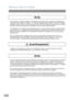 Page 150Notice to Users in Canada
150
Avant dinstaller ce matériel, lutilisateur doit sassurer quil est permis de le raccorder aux installations de 
lentreprise locale de télécommunication.  Le matériel doit également être installé en suivant une méthode 
acceptée de raccordement.  Labonné ne doit pas oublier quil est possible que la conformité aux conditions 
énoncées ci-dessus nempêche pas la dégradation du service dans certaines situations.
 
 
Les réparations de ce matériel doivent être effectuées par un...