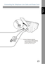 Page 23Connecting the Telephone Line Cable and Power Cord
23
Installing Your 
Machine
External Telephone  (Optional)
You can connect an additional standard
single line telephone to the machine. To 
connect the telephone, cut off the 
protective tab on the TEL jack. 