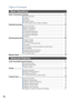 Page 4Table of Contents
4
Basic Transmission Settings ........................................................................................ 42
!General Description ....................................................................................... 42
!Contrast ......................................................................................................... 42
!Resolution ...................................................................................................... 42
!Verification Stamp...