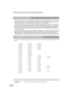 Page 110110
Password Communications
Password Communications, including Password Transmission and Pa ssword Reception, will prevent your 
machine from sending a fax to a wrong station or receiving a fax from an unauthorized station. You can set 
Password Transmission and Password Reception independently, or both together.
To use Password Transmission, you must set a 4-digit transmission password in advance.  The password 
must be shared with other compatible Panafax machine( s).  If the transmission password in...