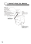 Page 1616
Getting To Know Your Machine
Connecting the Cable
 
(10BASE-T/100BASE-TX Cable)
Insert the plug until a click is heard.
(LAN cable is not included with the product.)
Purchase a Category 5 Cable, compliant with
EIA/TIA 568-A-5 standard.
10BASE-T/100BASE-TX Ethernet Hub   LINK Lamp
Illuminates when connected 
to the LAN.
Lamp will not turn ON if LAN 
cable is defective (contains 
breaks). LAN Connection Jack 
(10BASE-T/100BASE-TX)
LAN Cable ACTIVITY Lamp
Blinks when there is data 
traffic on the LAN....