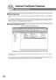 Page 4242
Internet Fax/Email Features
Receiving Documents
QGeneral Description
Your machine offers you a choice to receive Fax documents unattended (by default) or manually over regular telephone 
lines.
Your machine also offers the same choice to receive and print Internet email messages via LAN unattended or manually 
when subscribing to a POP Mail Server. However, when your machine is configured to receive email using the SMTP 
Protocol, the email can only be received and printed unattended.
QInternet Fax...