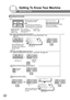 Page 2222
Getting To Know Your Machine
Operation Chart
QSending Documents  
3d
3c
3b
Make sure that the above message 
is shown on the display. 
If not, press the STOP key.
ENTER LETTER (s)
SA
]
[100]SALES 3
5551234[005]SALES 2
5551234[001]SALES
5551234
One-Touch/ABBR. Dialing (see Note 2)
(When Fax Parameter No. 119 is set to 1:One-Touch, See page 112.) Quick Name Search Dialing (see Note 2)
(When Fax Parameter No. 119 is set to 2:Quick Name Search, See 
page 112.)
Enter the first letter of the 
name you...