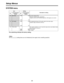 Page 2828
09 SCH FINE 0000
0255–128127For finely adjusting SCH.
Maximum variation range: ±45 degrees
Together with the SCH COARSE adjustment, 360 degrees are covered.
SYSTEM menu
Item Setting
No.Superimposed
display No.Superimposed
display Description of setting
10 AV PHASE 0000
0255–128127For adjusting the phase of the audio output to the video output.
Variation range: Increments of 20.8 µs
Setup Menus

OThe ( ) setting items are not initialized by the regular menu resetting operation.
20 P.ON LOAD
0000...