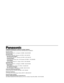 Page 44PANASONIC BROADCAST & DIGITAL SYSTEMS COMPANY
DIVISION OF MATSUSHITA ELECTRIC CORPORATION OF AMERICA
Executive Office:
3330 Cahuenga Blvd W., Los Angeles, CA 90068   (323) 436-3500
EASTERN ZONE: 
One Panasonic Way 4E-7, Secaucus, NJ 07094   (201) 348-7621
Mid-Atlantic/New England:
One Panasonic Way 4E-7, Secaucus, NJ 07094   (201) 348-7621
Southeast Region:
1225 Northbrook Parkway, Ste 1-160, Suwanee, GA 30024   (770) 338-6835
Central Region:
1707 N Randall Road E1-C-1, Elgin, IL 60123   (847) 468-5200...