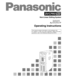 Page 1Non-Linear Editing System
Operating Instructions
AJ- P
This manual contains information on the hardware only.
For details on video and audio uploading, editing and other
operations, refer to the Reference Manual (AJ-SF97). 