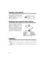 Page 22F-5
Insertion d’une carte P2
Lors de l’insertion d’une carte P2 dans
l’emplacement dans le lecteur P2, assurez-vous
de maintenir la carte horizontale lorsque vous la
glissez dans l’emplacement.
Si vous forcez la carte sur un angle, vous risquez
de rencontrer des problèmes.
Protection de la carte P2 contre l’écriture
Une carte P2 est équipée d’un commutateur de
protection contre l’écriture. Si vous placez le
commutateur sur “PROTECT”, vous évitez
l’écriture et la suppression de données.
Remarque : Le...