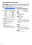 Page 26
E-25
P2Store Manager screens (continued)
NameIdentifies the displayed item. 
Status Gives diagnostic results.  OK: No errors
NG: Errors
Pre-Failure / Advisory
Rates the severity of internal HDD errors as
“ 1 ” or  “0. ” 
“ 1 ”: Serious
“ 0 ”: Not serious

If the diagnostic results  are  “NG ” for a
serious error ( “1 ” in [Pre-Failure / Advisory]),
a critical error has occurred on the internal
HDD. Contact the place of purchase as soon
as possible.

Attribute
Displays a value representing the item...