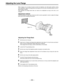 Page 30–30–
Adjusting the Lens Flange
When images are not clearly focused at both the telephoto and wide-angle positions during
zoom operations, adjust the flange back (the distance from the lens mounting surface to the im-
age formation surface).
Once adjusted, the flange back does not need to be readjusted as long as the lens is not
changed.
Adjustment method
Check the position of each part of the lens which must be operated in order to adjust the flange
back with the lens Handling Instructions.
Adjusting the...